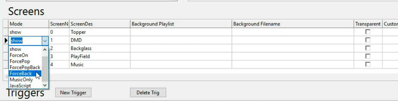DMD show forced back