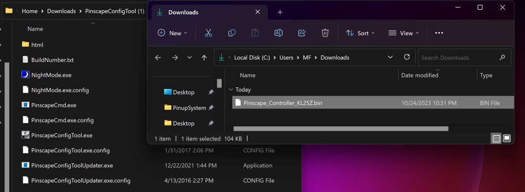 Pinscape Config Tool main screen
