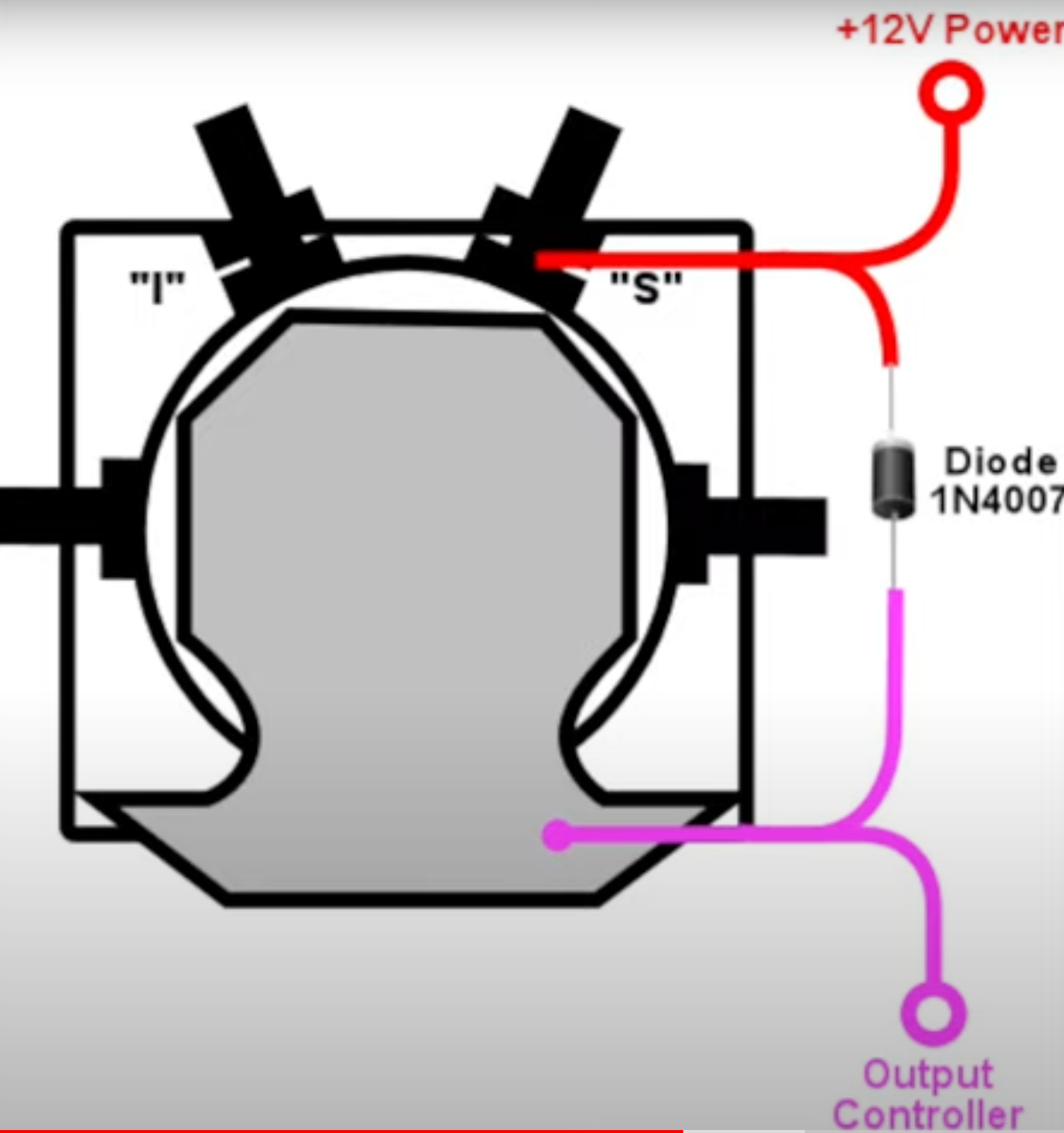 Diode on solenoid — 1N4007