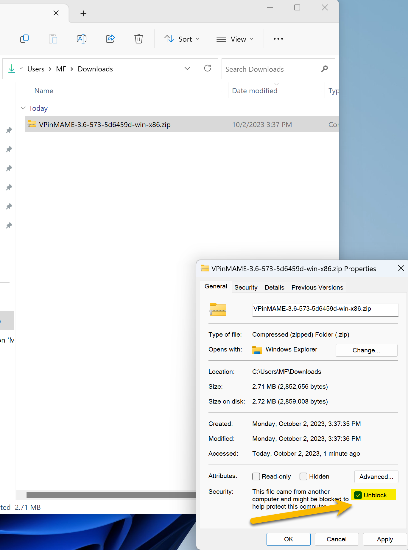 Unblock VPinMAME download