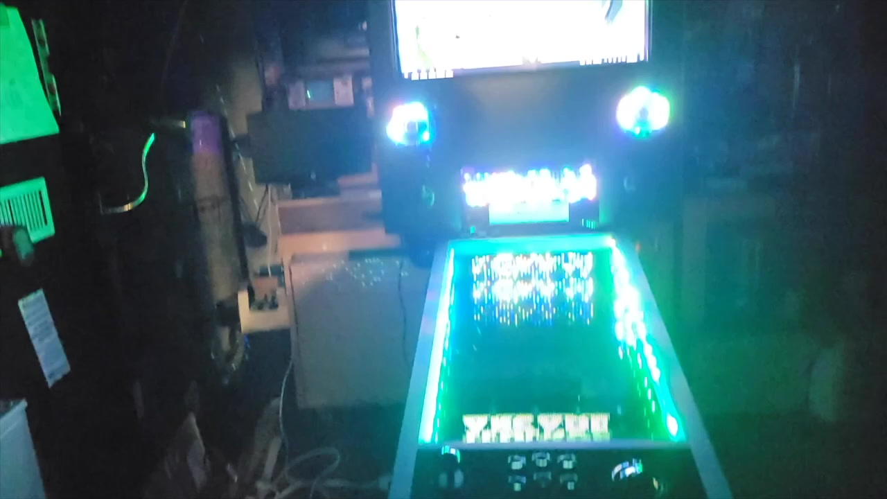 Addressable LED final result on cabinet