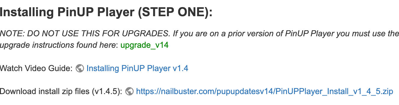 Installing PinUP Player