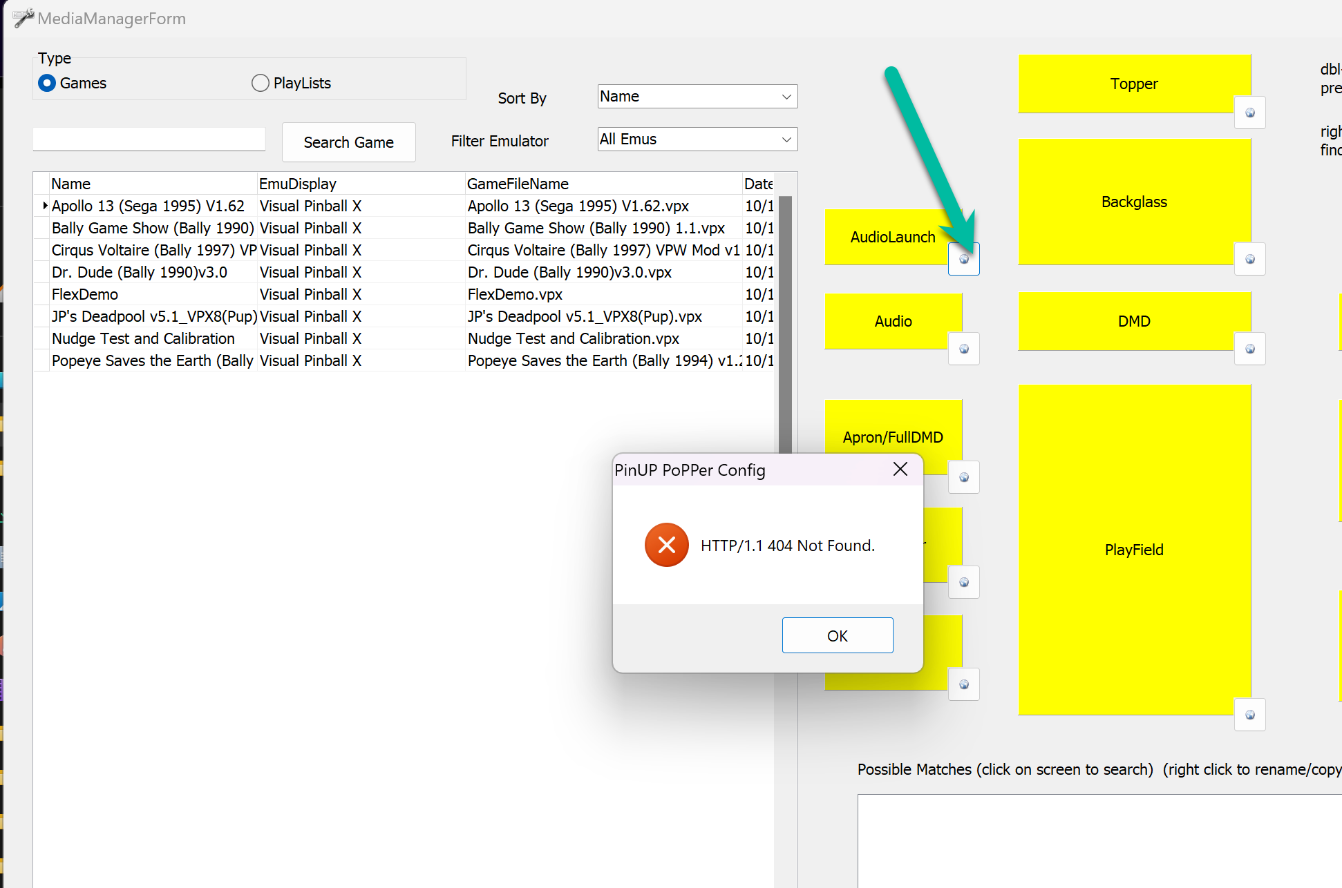 Globe icon for media server