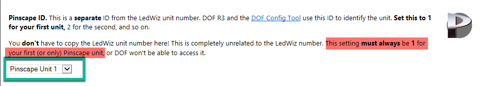 Pinscape config step 2