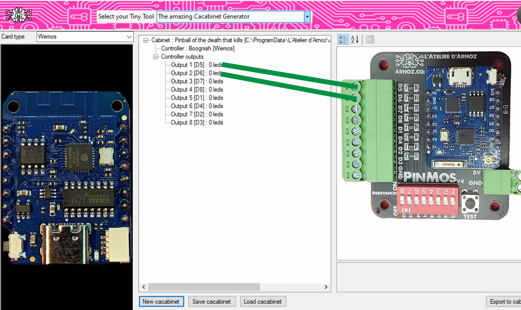 Cabinet configurator strips