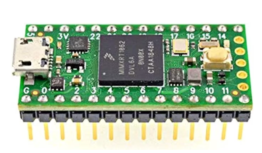 Teensy 4.0 with pre-soldered pins