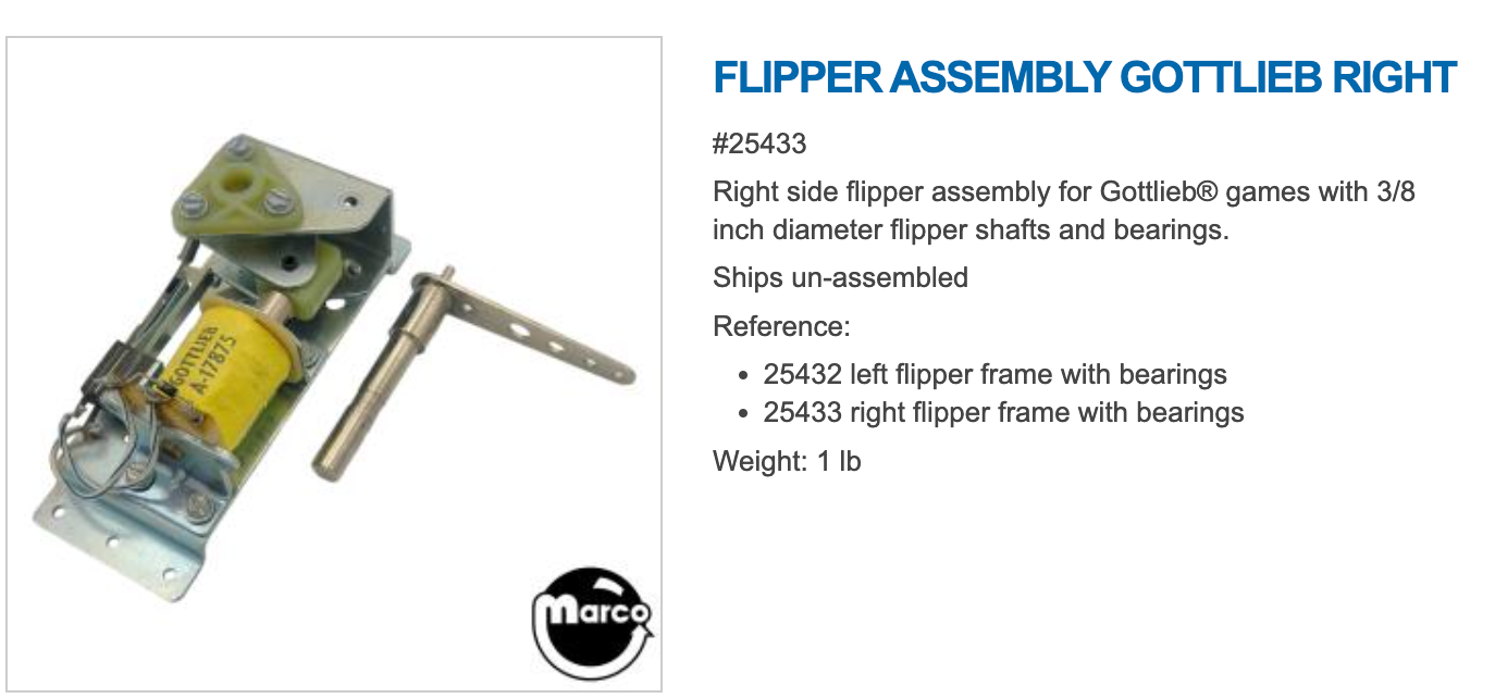 Real pinball slingshot assembly