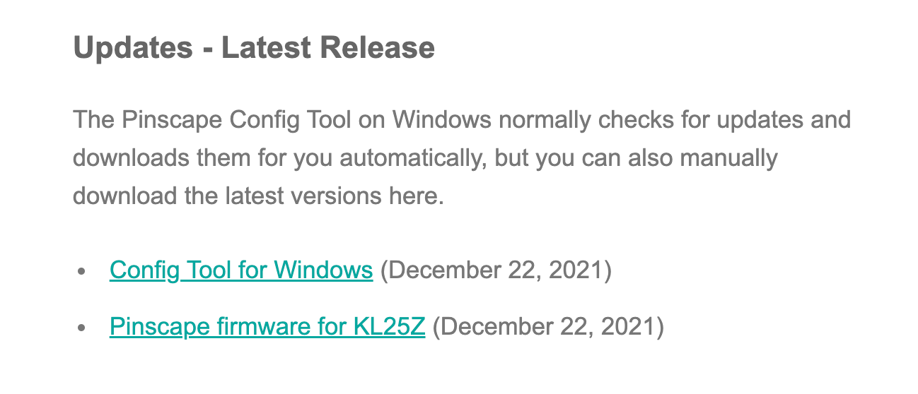 Download Pinscape software